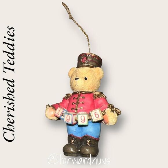 Enesco Cherished Teddies Hanging Ornament “Toy Soldier” #176052 - Picture 1 of 8